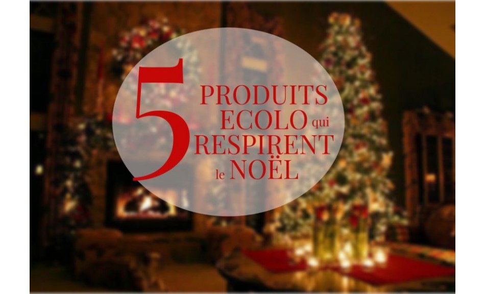 5 produits écolos qui respirent le Noël !